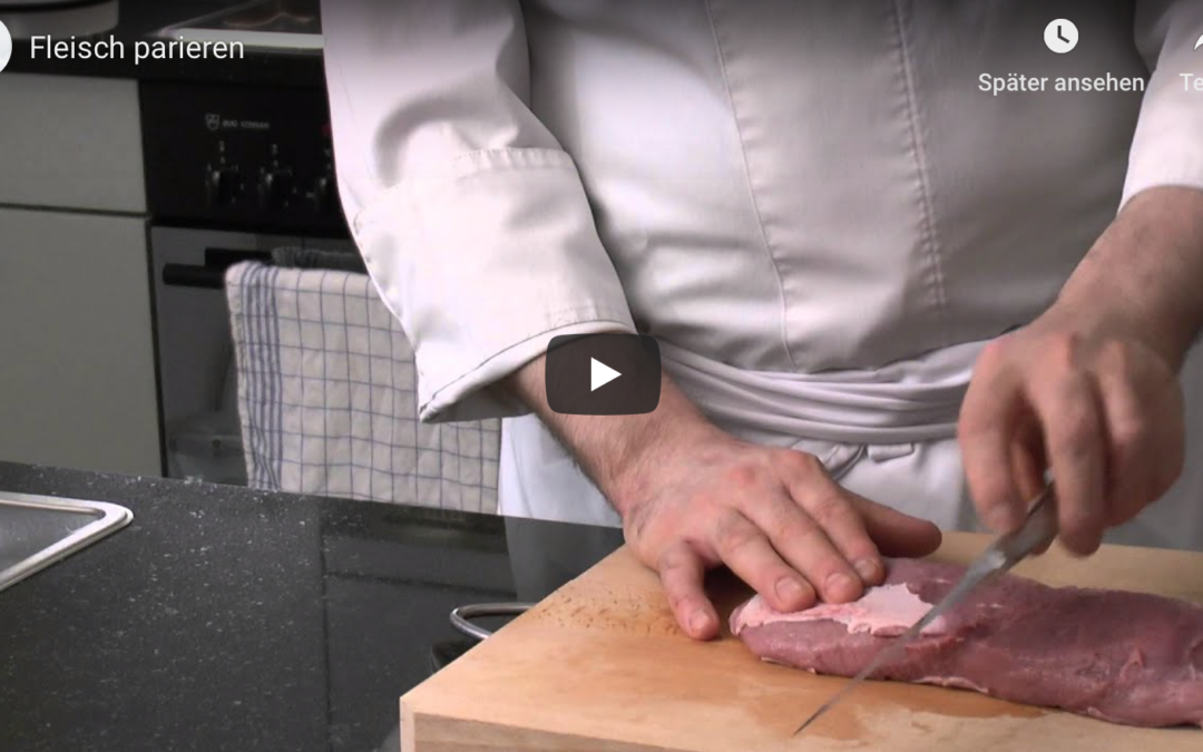 Fleisch parieren